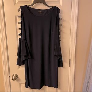 Women’s Size Large Navy Blue Long Sleeve Dress